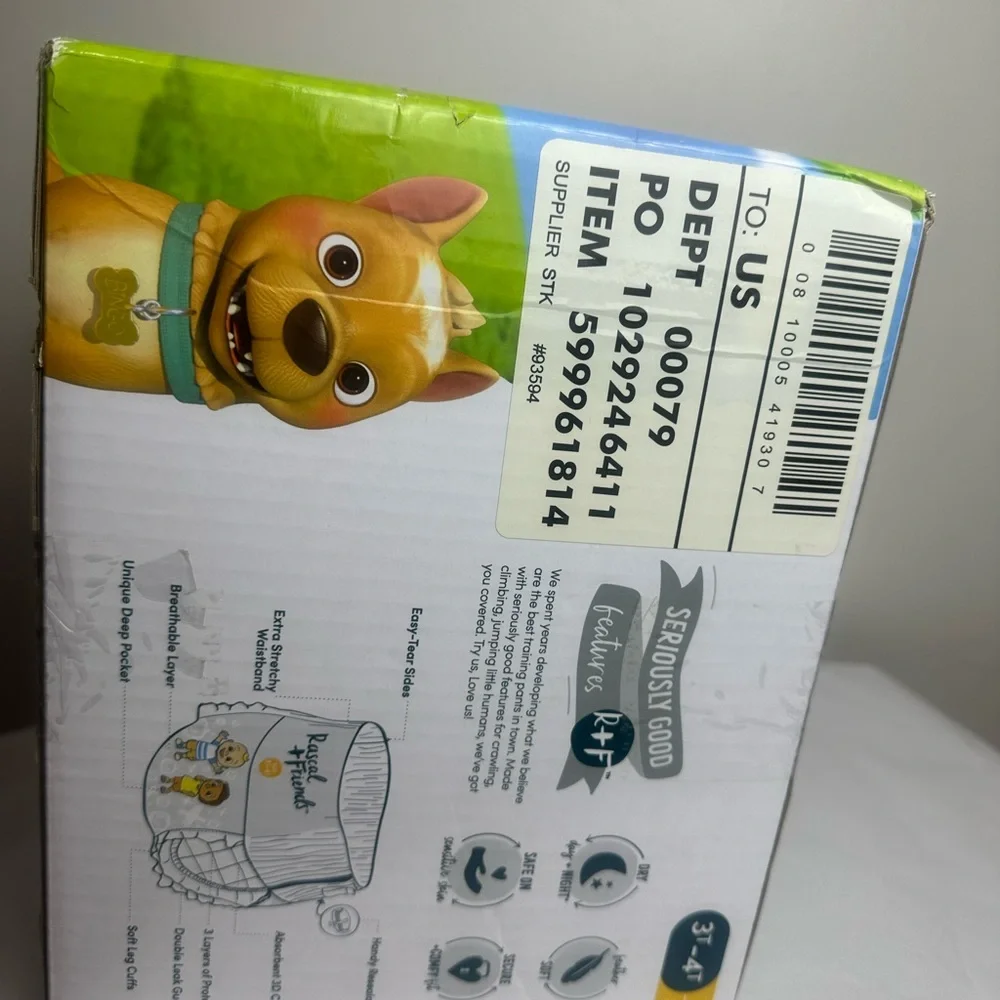 CoComelon Rascal + Friends Premium Training Pants - Unisex 3T-4T